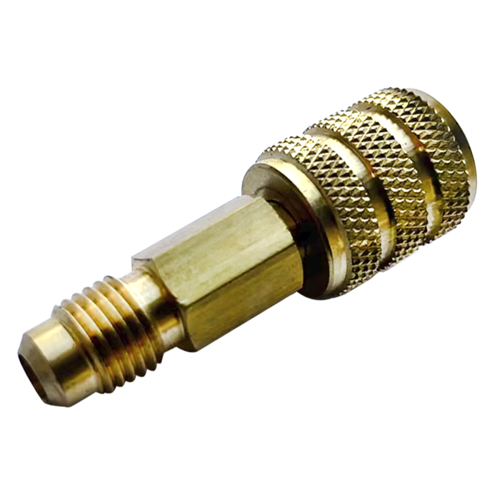 JAVAC Swivel Adapter - 5/16" M SAE x 1/4" F SAE - - JAVAC PTY. LTD.